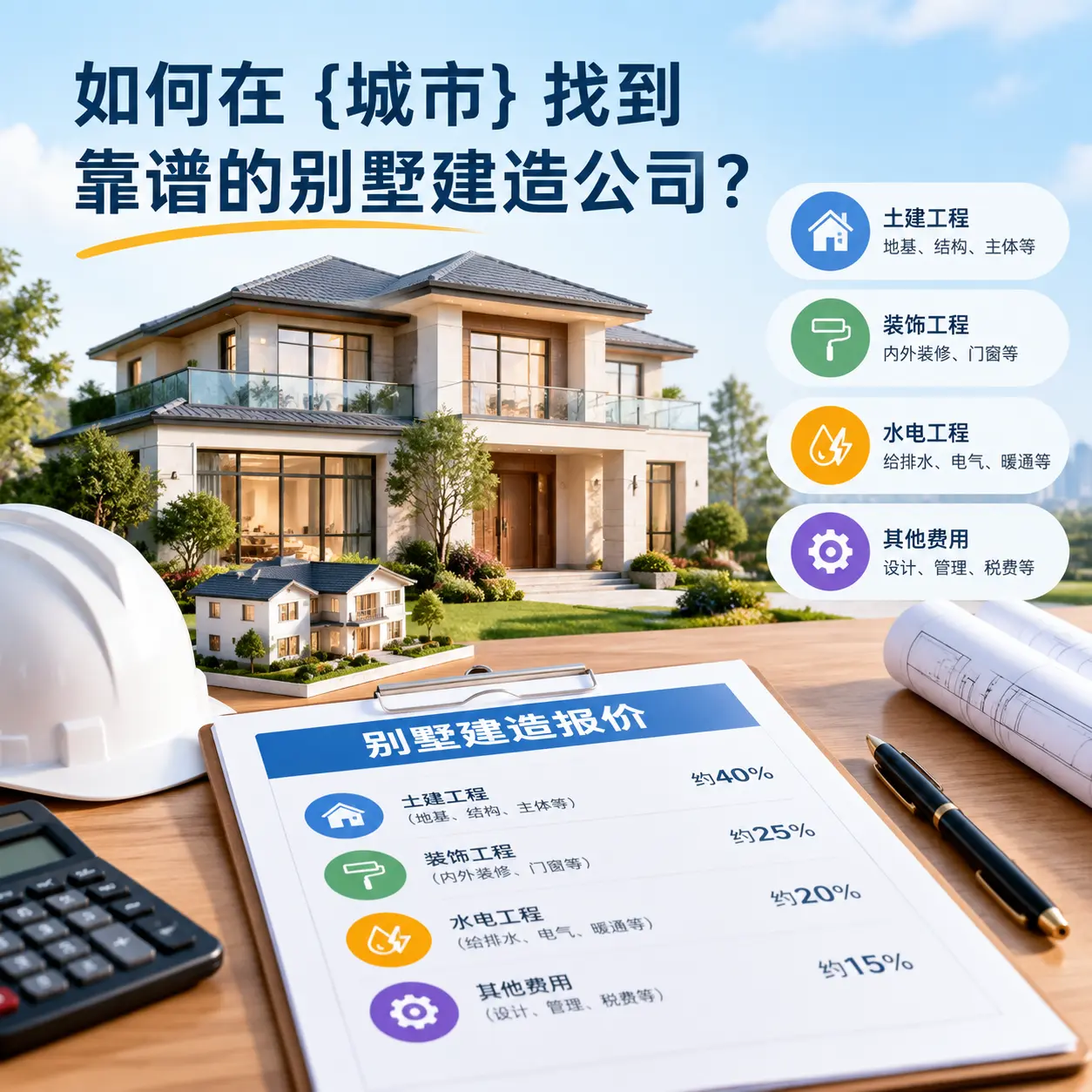 如何在 安龙 找到靠谱的别墅建造公司?
