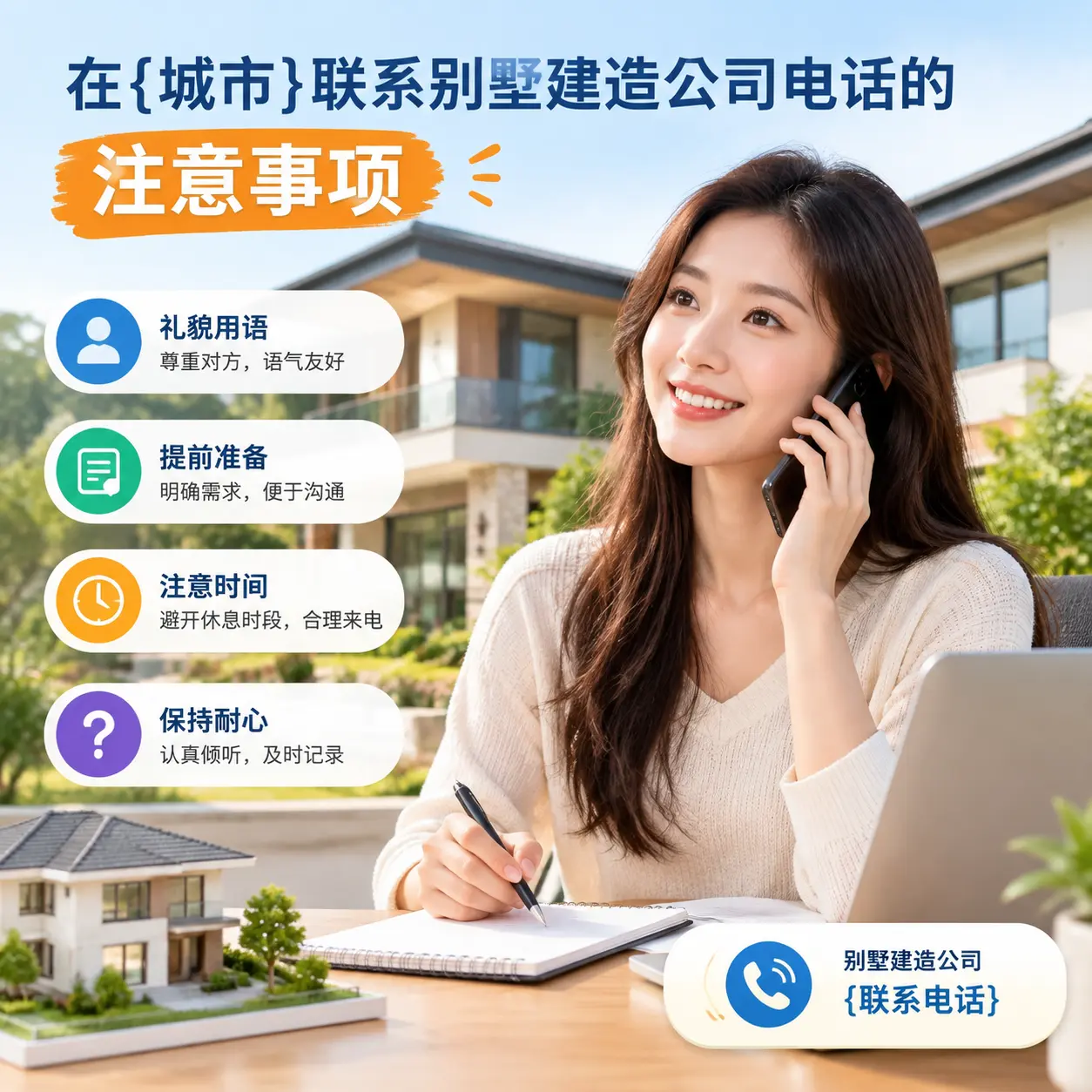 在安龙联系别墅建造公司电话的注意事项