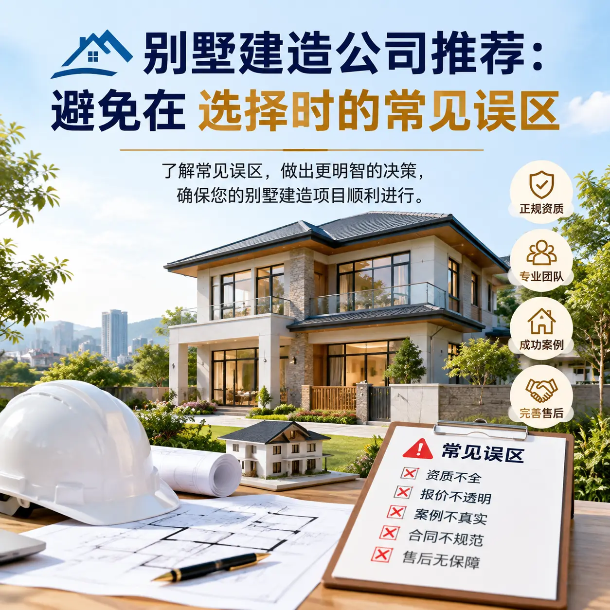 别墅建造公司推荐：避免在 安龙 选择时的常见误区