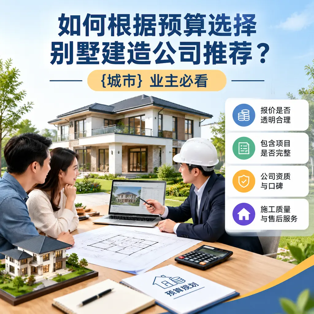 如何根据预算选择别墅建造公司推荐？ 安龙 业主必看