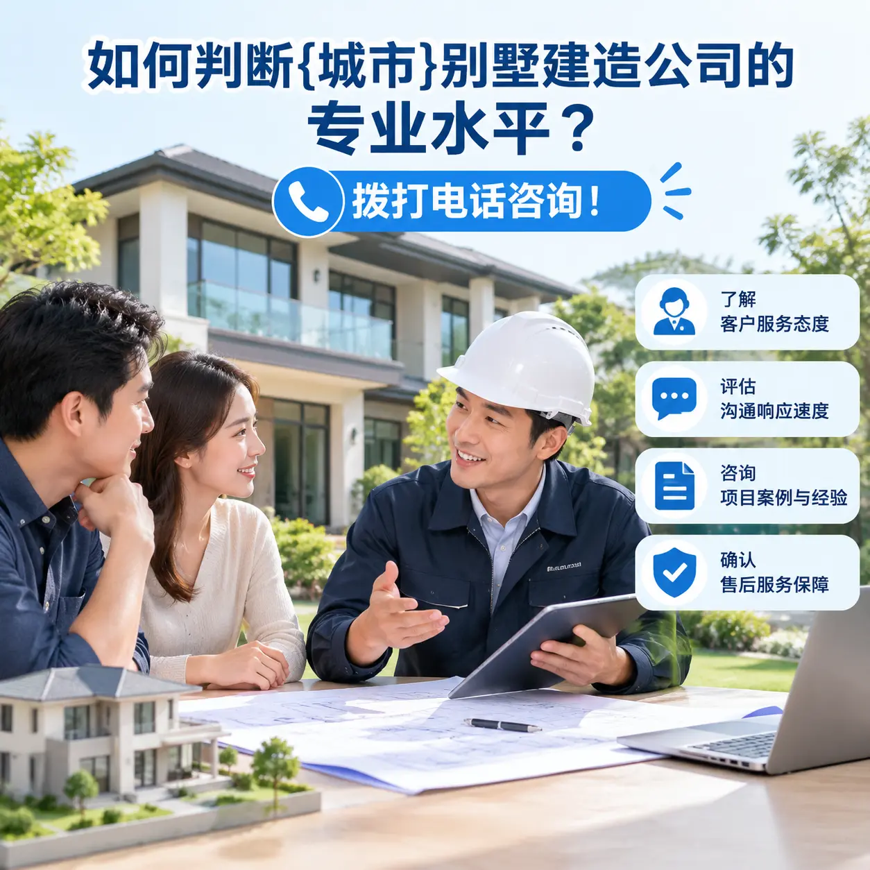 如何判断安龙别墅建造公司的专业水平？拨打电话咨询！